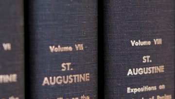 Books on a shelf