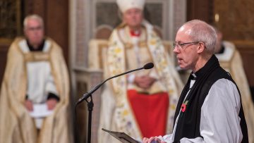 Archbishop of Canterbury preaches at Westminster Cathedral for closing of the Door of Mercy