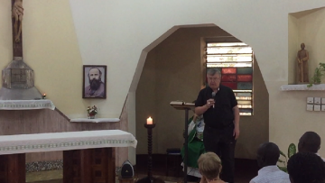 Bishop Kenney tells the people of war-torn South Sudan that they ‘are not forgotten’