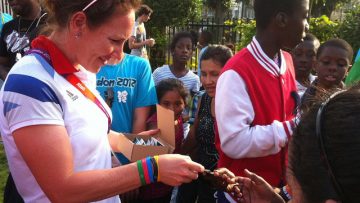 Olympic British Rower Inspires Local Eastenders to be Future Olympians