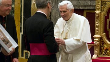 Venerable English College received in audience by Pope Benedict XVI