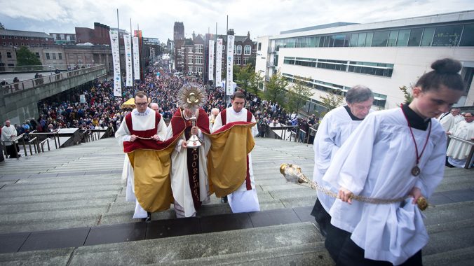Christ on the streets of Liverpool