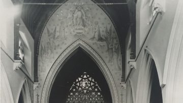 Victorian wall paintings discovered intact in Shrewsbury Cathedral