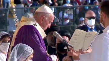 “The Church in Iraq is alive,” proclaims Pope Francis at final Mass in Erbil