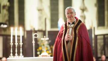Archbishop O’Toole celebrates the proclamation of new Archdiocese