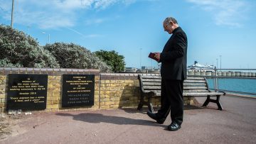 Bishop prays for the 27 migrants who perished in the English Channel a year ago
