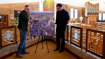 Middlesbrough’s ‘Cathedral for the people’ celebrates 40 years with specially commissioned painting